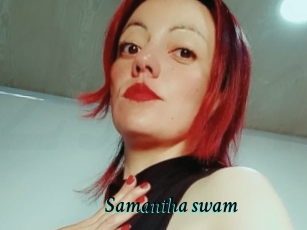 Samantha_swam